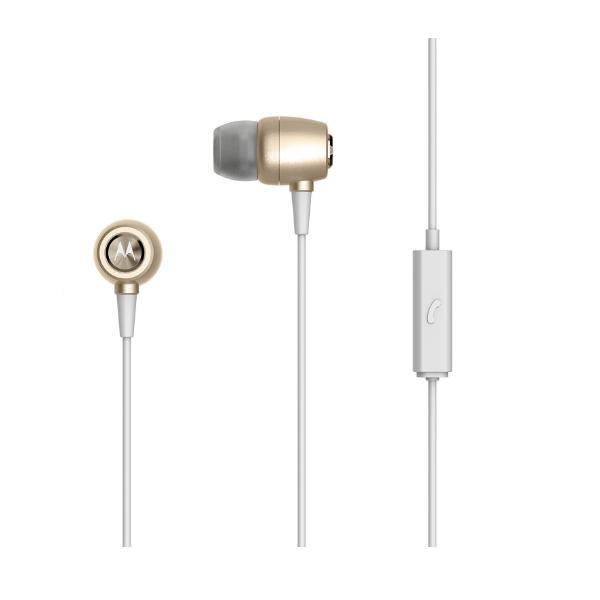 Fone de Ouvido Motorola Earbuds Metal Dourado Sh009gd