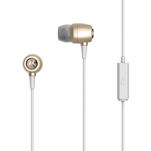 Fone de Ouvido Motorola Earbuds Metal Dourado Sh009gd