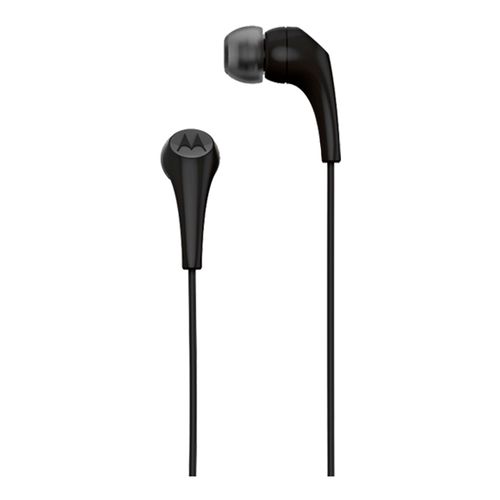 Fone de Ouvido Motorola Estereo Earbuds 2, Intra-auricular com Microfone - Preto