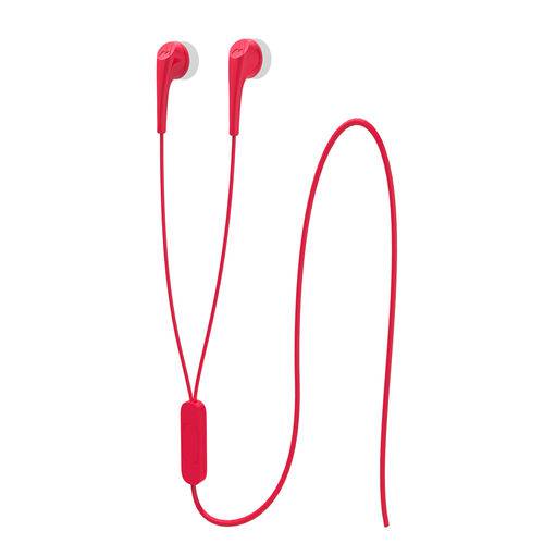 Fone de Ouvido Motorola Estereo Earbuds 2, Intra-auricular com Microfone - Vermelho