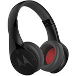 Fone de Ouvido Motorola Pulse Escape - Bluetooth com Microfone e Controles Touch Preto