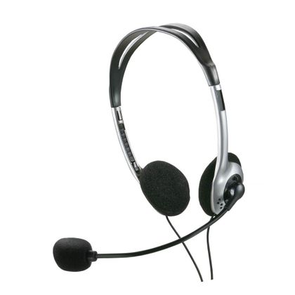 Fone de Ouvido Multilaser Headset Stereo com Fio 32 Ohms Preto P2 - PH002 PH002