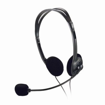 Fone de Ouvido Multilaser Headset Stereo com Fio 32 Ohms Preto P2 - PH002 PH002