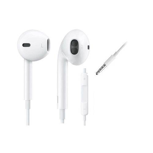 Fone de Ouvido para Iphone | 5 | 6 | 5S | 5C | 6 Plus | Ipad Mini Intra-Auricular Branco