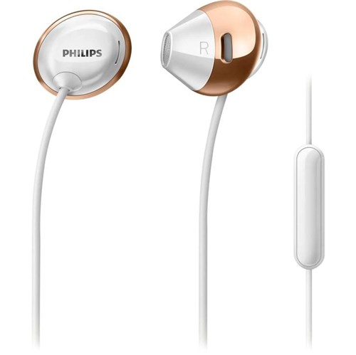 Fone de Ouvido Philips Intra Auricular C/ Microfone She4205Wt/00 Branc...