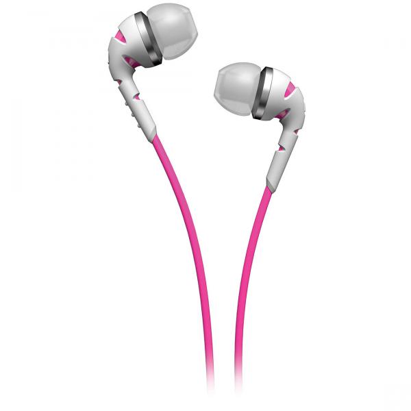 Fone de Ouvido Philips Intra-Auricular ONeill SHO2300WT/00 Rosa/Branco - Philips