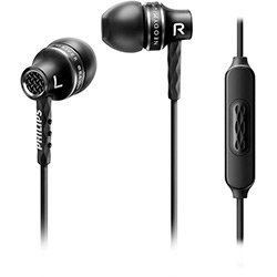 Tamanhos, Medidas e Dimensões do produto Fone de Ouvido Philips SHE9105BK/00 Intra Auricular Preto