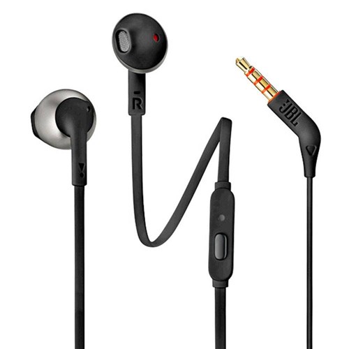 Fone de Ouvido Preto JBL T205BLK