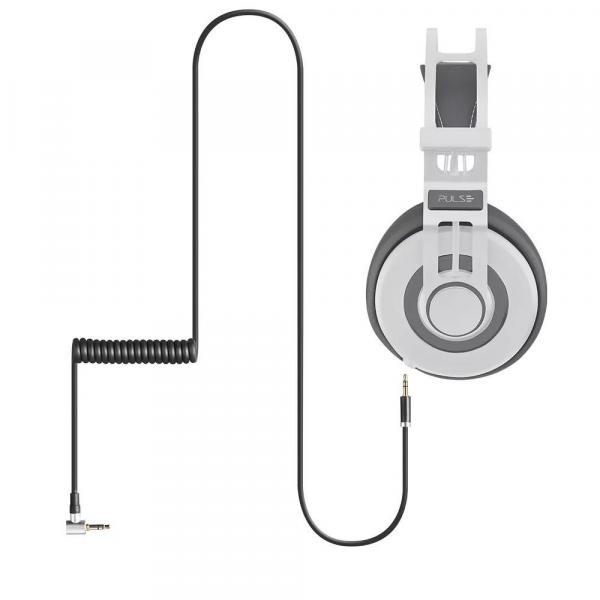 Fone de Ouvido Pulse Headphone Premium Wired Large P2 Branco - PH238 - Multilaser
