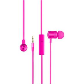 Fone de Ouvido Rosa Intra Auricular com Microfone Ph188