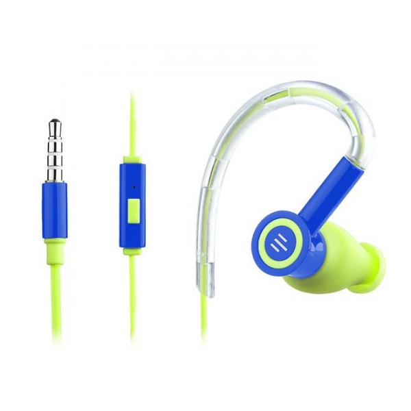 Fone de Ouvido Silicone Earhook Azul e Verde PH223 Pulse