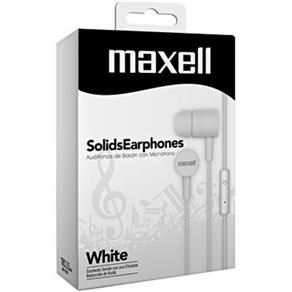 Fone de Ouvido Solid Branco Maxell