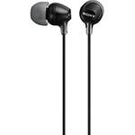 Fone de Ouvido Sony Estéreo Intra-auricular Preto - MDREX15LP/BCE