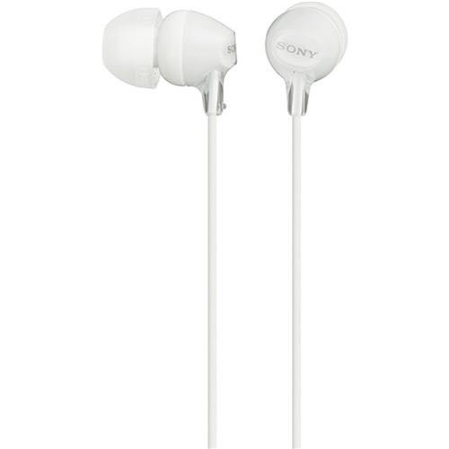 Fone de Ouvido Sony Intra-auricular Branco MDR-EX15LP