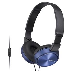 Fone de Ouvido Sony MDR-ZX310AP com Microfone – Azul