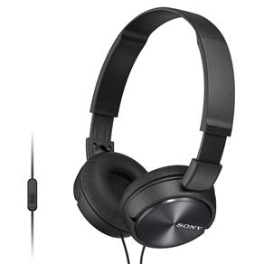 Fone de Ouvido Sony MDR-ZX310AP com Microfone – Preto