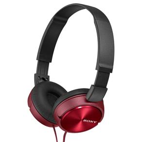 Fone de Ouvido Sony MDR-ZX310AP com Microfone – Vermelho