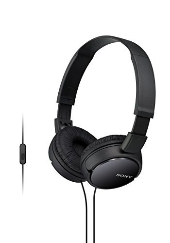 Fone de Ouvido Sony MDR-ZX110AP com Microfone Preto