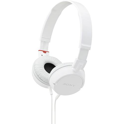 Fone de Ouvido Sony Supra Auricular Branco -MDR-ZX100/WQAE