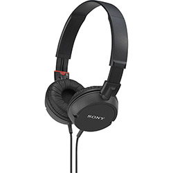 Tamanhos, Medidas e Dimensões do produto Fone de Ouvido Sony Supra Auricular Preto - MDR-ZX100/BQAE