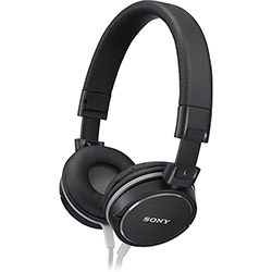 Tamanhos, Medidas e Dimensões do produto Fone de Ouvido Supra Auricular MDR-ZX600/BCAE - Preto - Sony