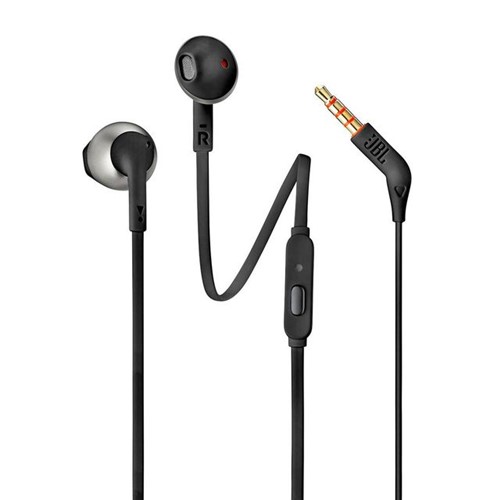 Fone de Ouvido Tune 205 In Ear JBL Preto Preto