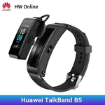 LAR Huawei Smart Band Huawei TalkBand B5 Discussão Banda B5 Bluetooth inteligente Pulseira Sports Pulseiras toque AMOLED Tela Chamada fone de Banda