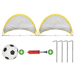 Formação de Futebol 68 centímetros Crianças Outdoor portátil Folding Goal Net + Footbal + Acessório
