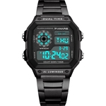 Men's Waterproof Multi Function Sports Watch Square Fashion Electronic Watch