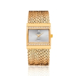 G & D Lady Luxo Quartz Relógio Rhinestone Elegante Dial Square Tassel