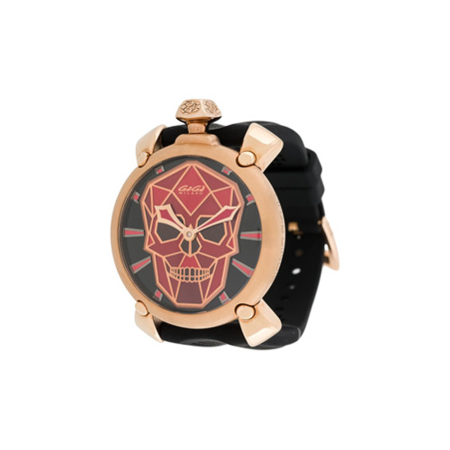 Gagà Milano Bionic Skull 48mm Watch - Preto