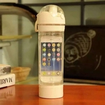 Genuine iPhone Sport Water Drink Bottle Gym Fitness Crossfit Ciclismo Branco