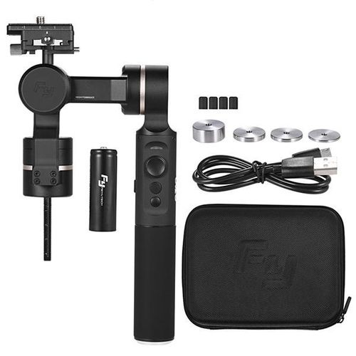 Gimbal Feiyutech G360 de 3 Eixos com Bluetooth para Câmera de Ação - Preto