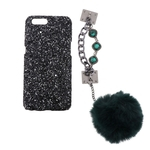 Glitter Luxo Bling Voltar Caso Do Telefone Capa + Pulseira Para Oppo R11