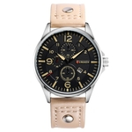 Gostar Homens Casual Esportes Negócios Assista Elegante Quartz ornamento Relógio de pulso