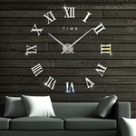 Gostar Moda Numeral Romano Relógio De Parede Ornament Recados Diy Home Office Hotel Decoração Do Presente