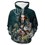 Moda Unissex 3D digital impressa Sports Hoodies soltas Casual