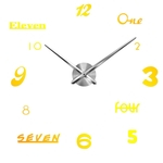 Grande 3d Diy Relógio De Parede Decoração Do Escritório Em Casa Quarto Decorativo Relógio De Parede