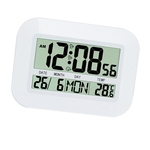 Grande LCD Relógio Digital Medidor De Temperatura Relógio Calendário Despertador Snooze
