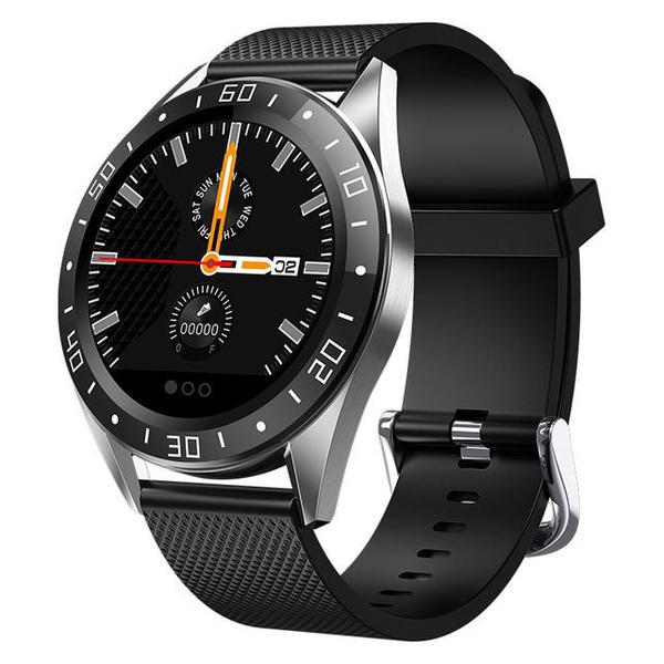 GT105 SmartWatch Relógio Inteligente Frequência Cardíaca, Pressão Arterial, Etc, Ip67 à Prova Água Dip67 - Prata - Wearfit