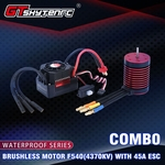 REM GTSKYTENRC Combo Waterproof 3650 3600KV 5200KV Brushless Motor w // dissipador de calor 60A ESC para RC 1/10 RC Car toys