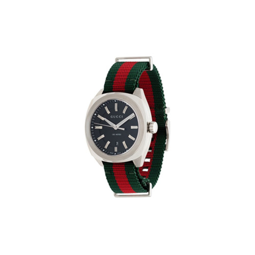 Gucci Metallic GG2570 Web Strap Stainless Steel Watch - MULTICOLOURED