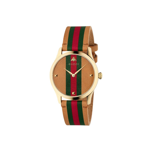 Gucci Relógio G-Timeless - Marrom