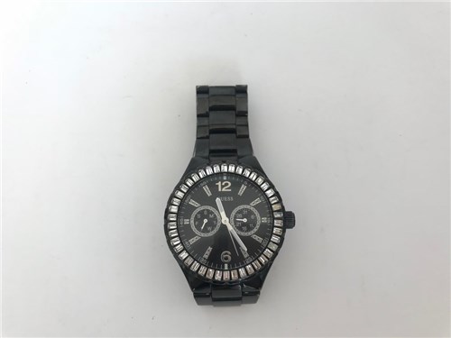 Guess - Relógio Preto com Strass