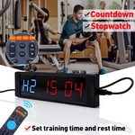 Gym Sport Crossfit Interval Timer Relógio de parede w / Remote Para MMA Tabata ~ US