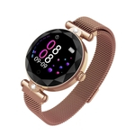 H12 Feminino de cristal inteligente Pulseira Waterproof Disc cor da tela do rel¨®gio