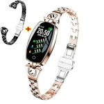 H8 as mulheres inteligentes Pulseira Pulseira de Fitness Waterproof Heart Rate Monitor de Pressão Arterial presente inteligente Band para Lady Atividade Rastreador