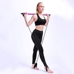 Yoga Pull Rods Portable Home Gym Body Toning Bar Fitness Corder Puller