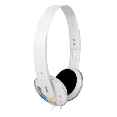 Headphone I-Sound com Microfone Branco - Dghp5506