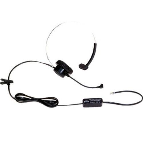 Headset Universal P/ Telefone Telemarketing Modelo Hp-u Itm